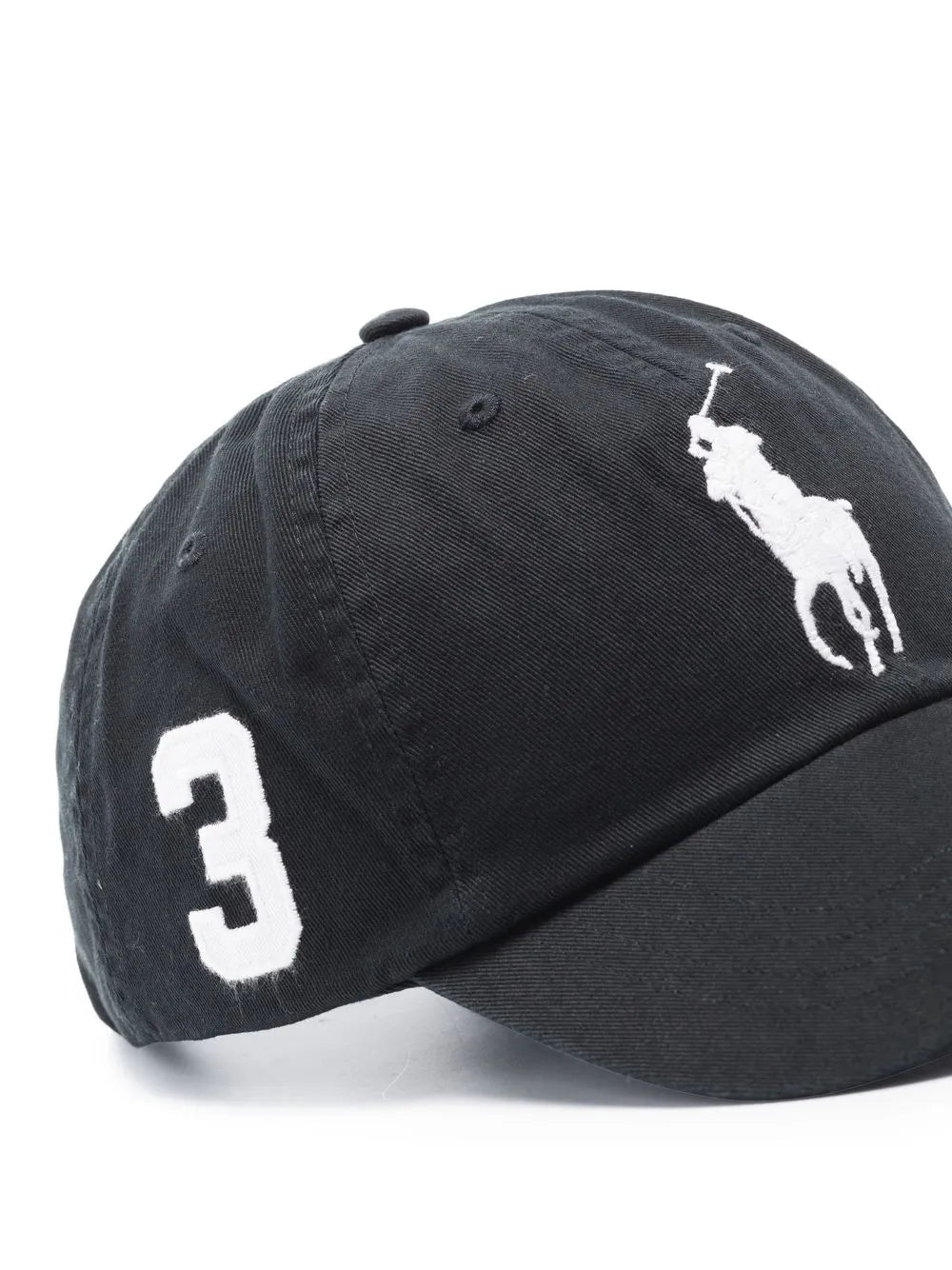 Boné de algodão bordado Polo Pony