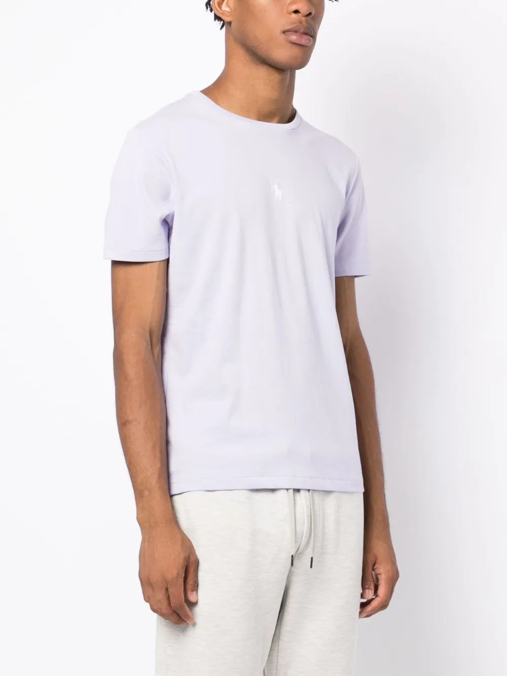 Camiseta de algodão bordada Polo Pony