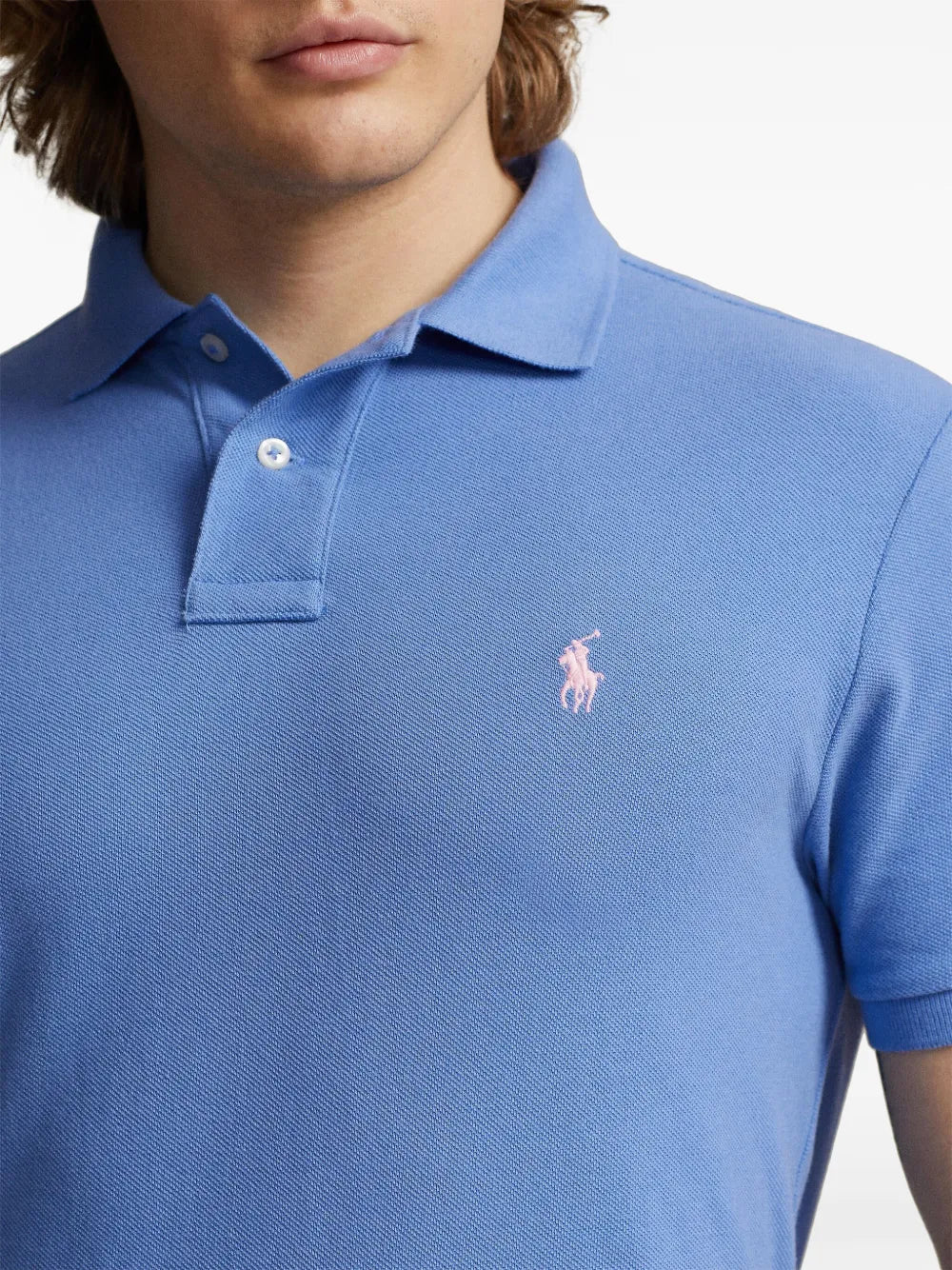 Camisa polo de algodão bordada Polo Pony