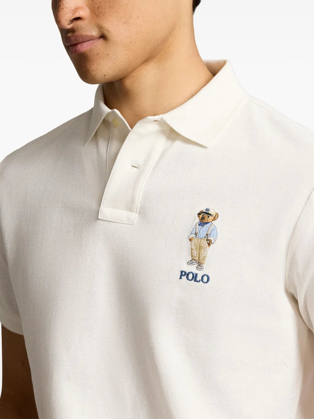 Camisa polo de algodão Polo Bear