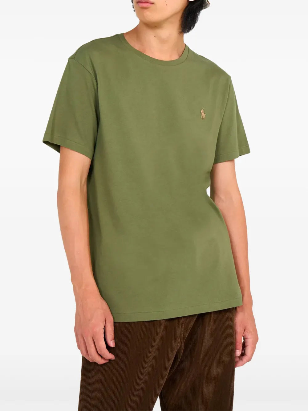 camiseta de gola redonda