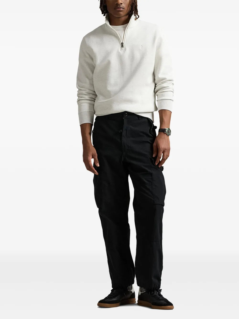 moletom com meio zíper