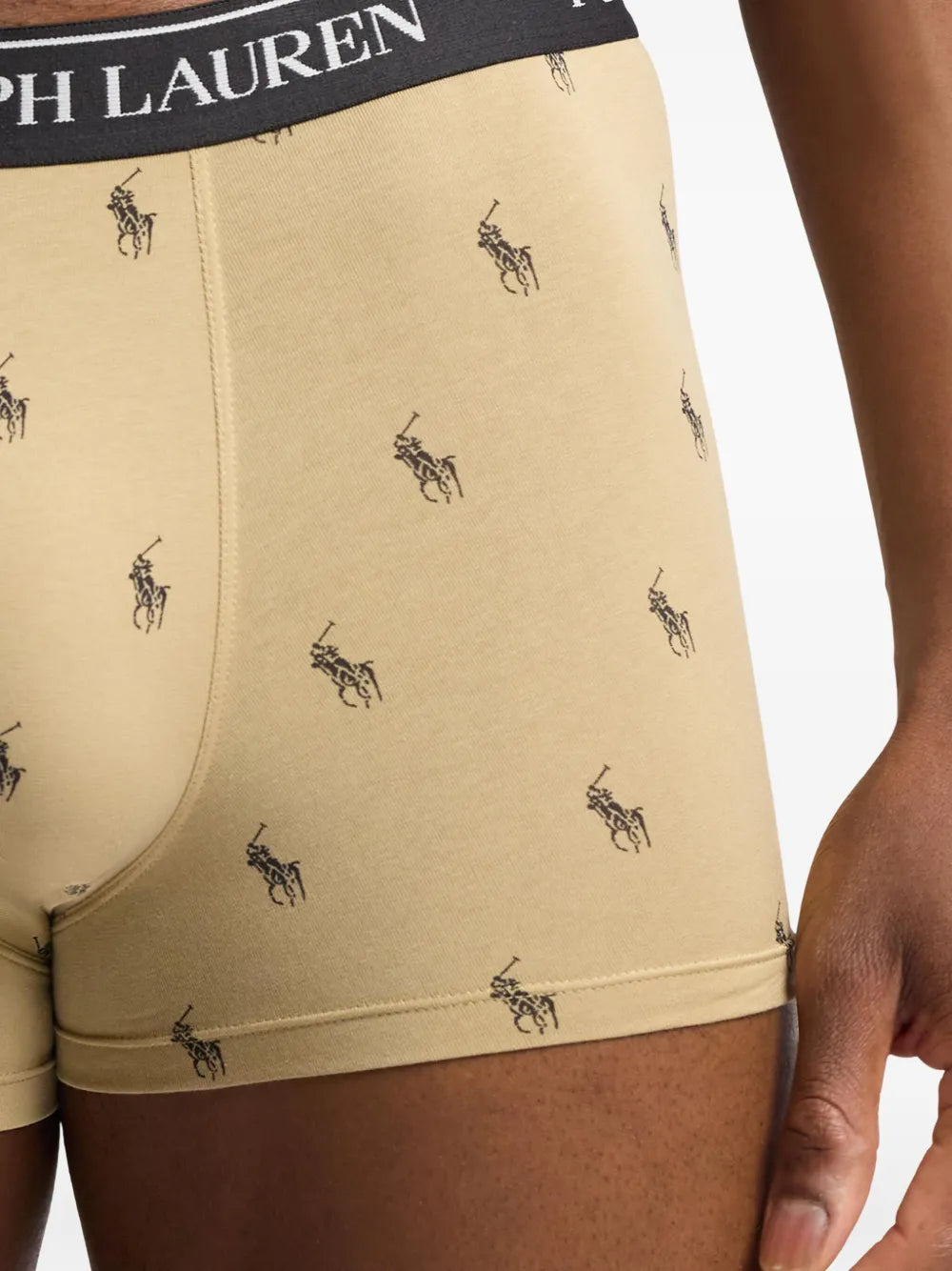 boxers com logotipo (conjunto de três)