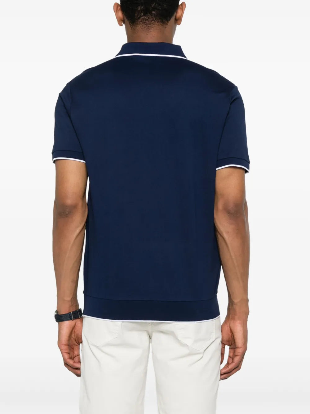 camiseta de algodão elástico