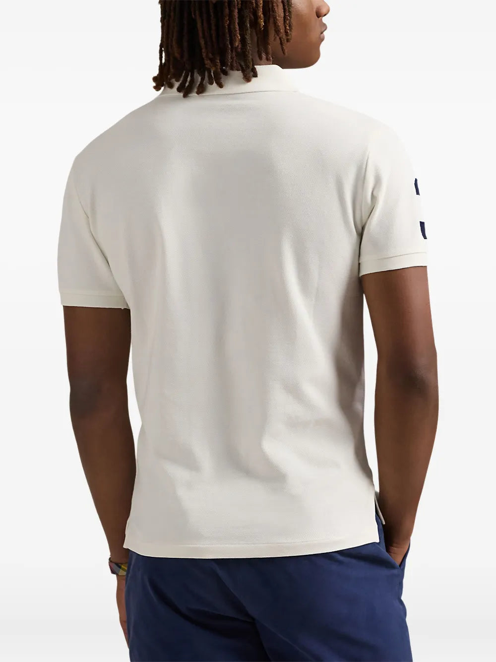 camisa polo de algodão