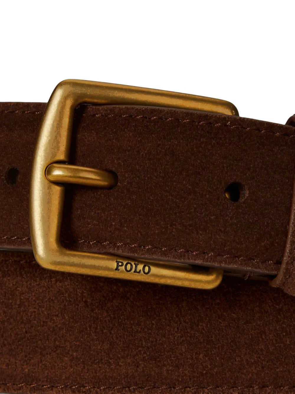 cinto de fivela de camurça