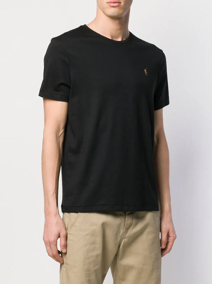 camiseta bordada com logotipo