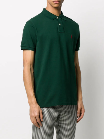 camisa polo de manga curta