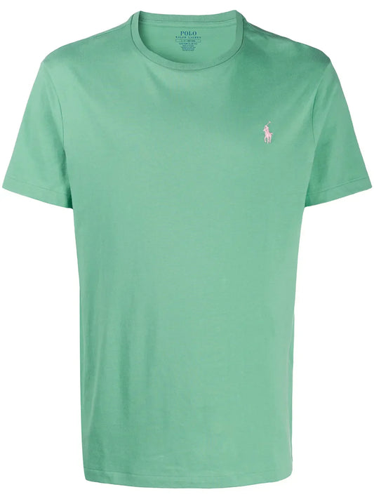 camiseta de algodão lisa