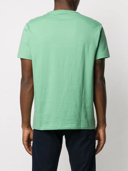 camiseta de algodão lisa