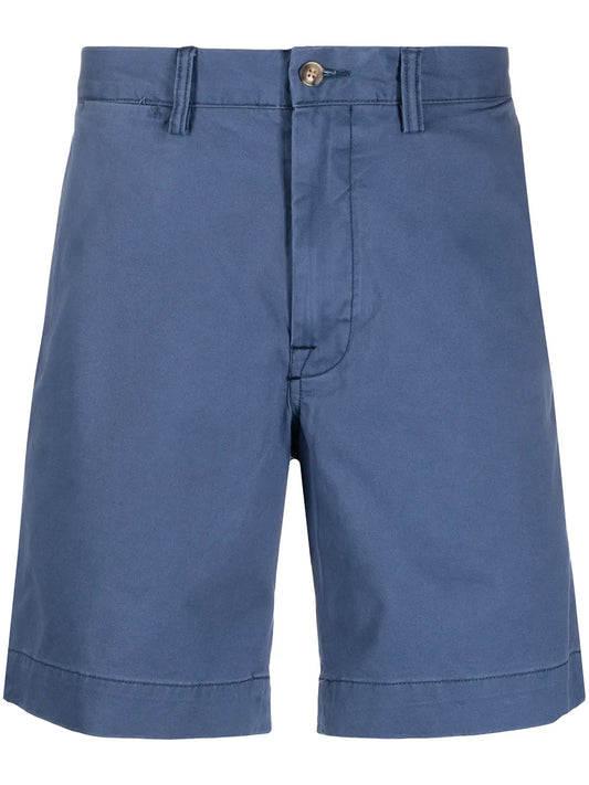 shorts chino de corte reto