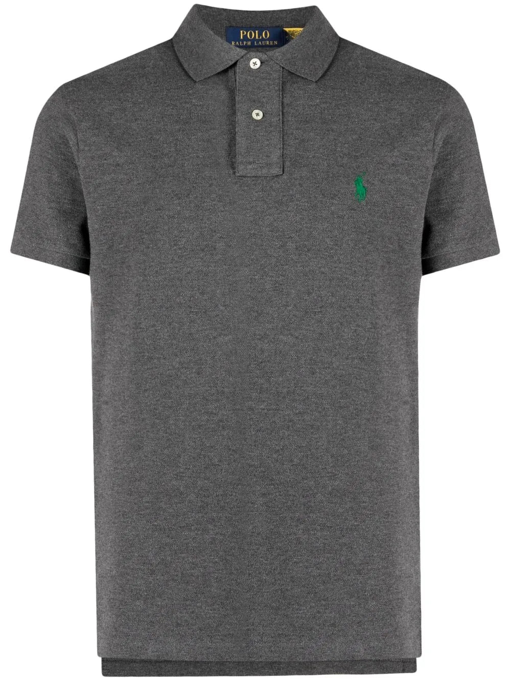 camisa polo com logotipo bordado