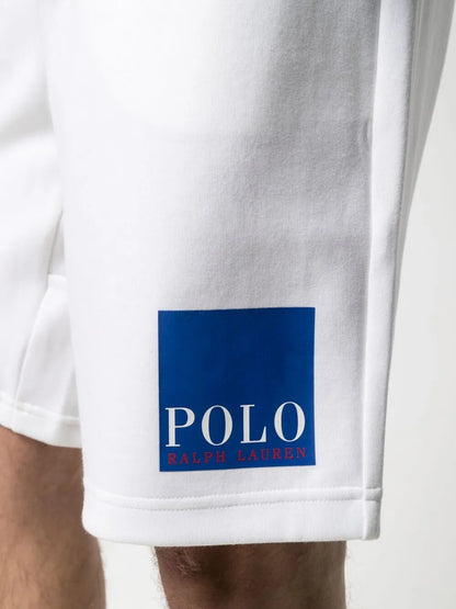 shorts com estampa de logotipo