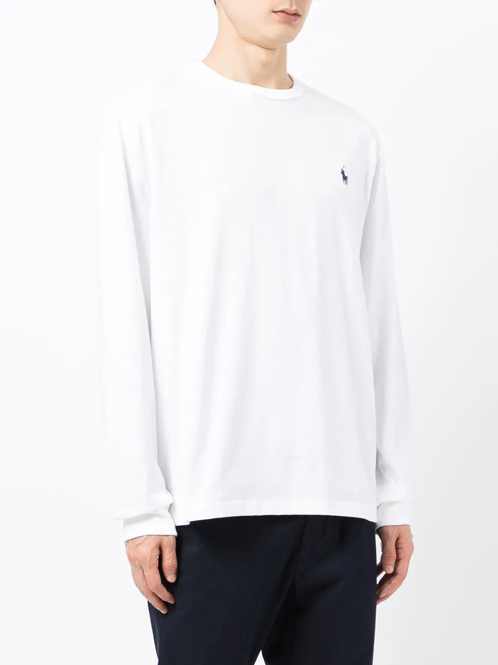 Camiseta de algodão bordada Polo Pony