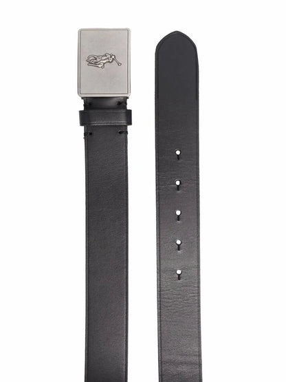 Cinto com fivela e logotipo de pônei