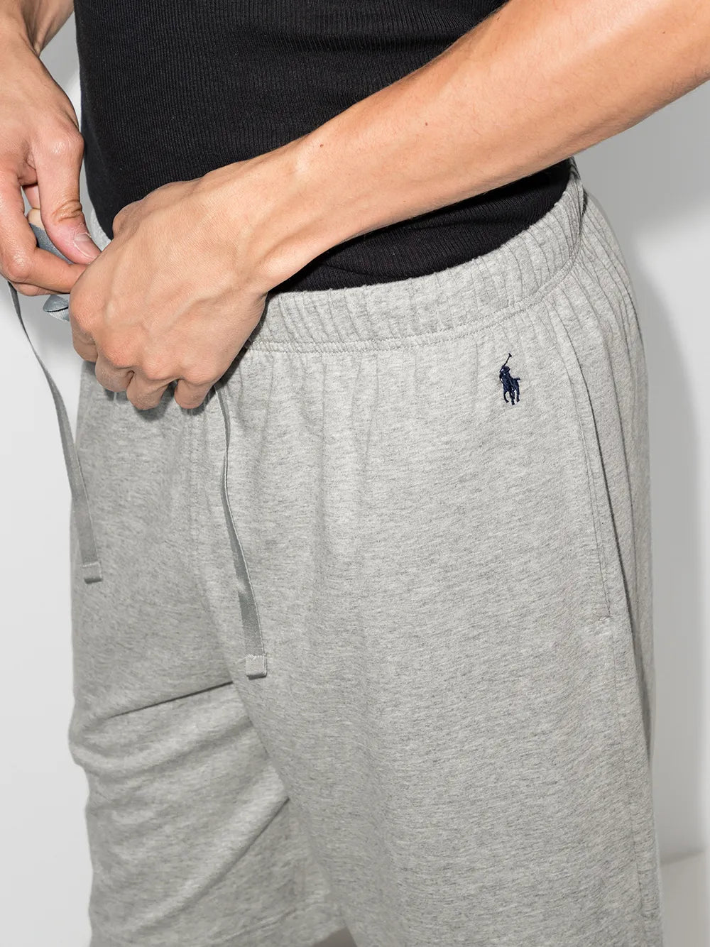 Shorts de corrida de algodão Polo Pony