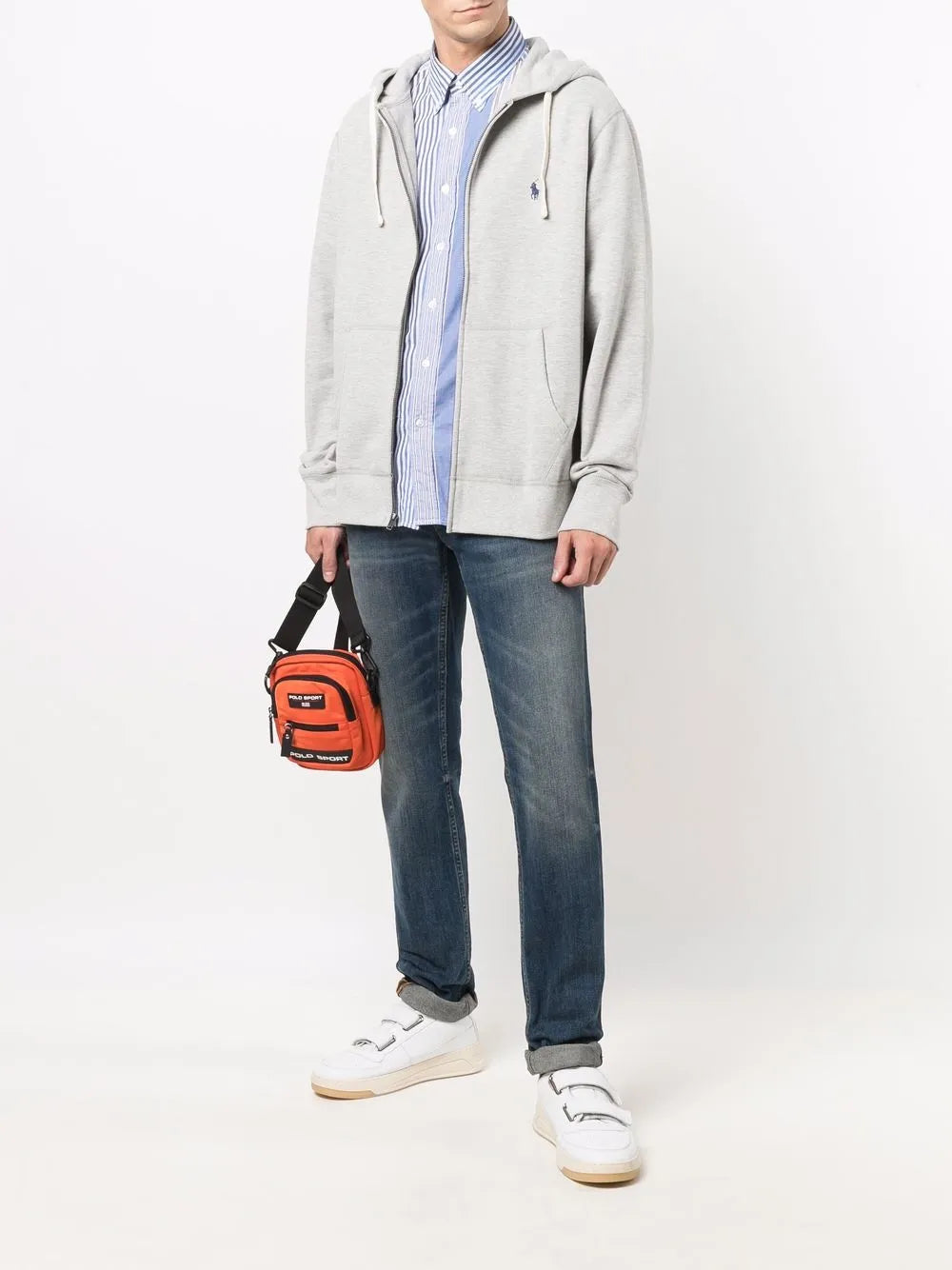 Moletom com capuz e zíper Polo Poney