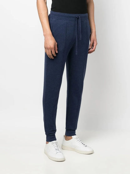 calças de moletom melange de corte justo