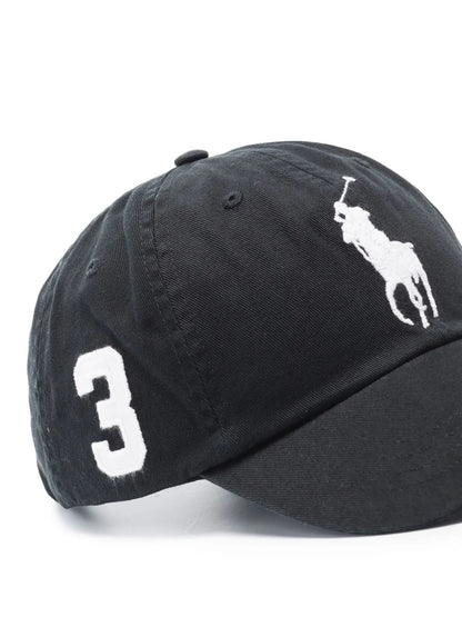 Boné de algodão bordado Polo Pony