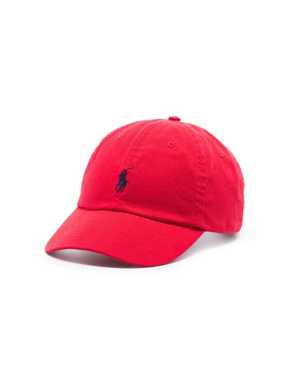 Boné de algodão bordado com o logotipo Polo Pony