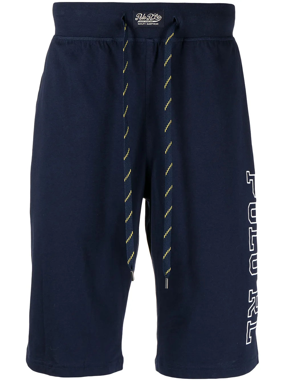 shorts esportivos com estampa de logotipo