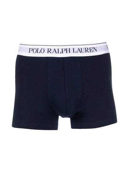 conjunto de 3 boxers com cós com logotipo