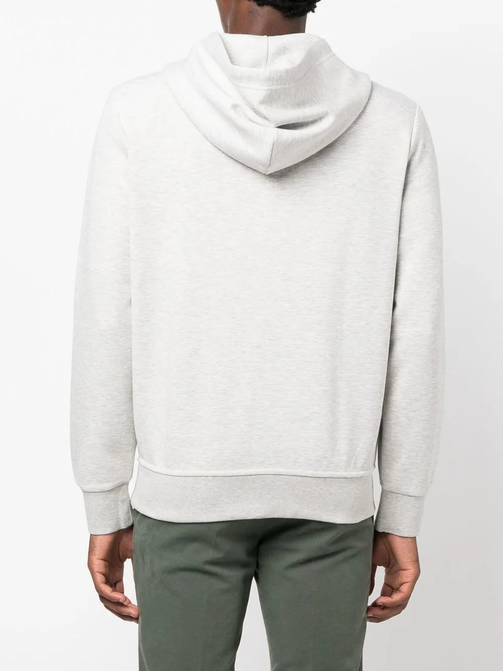 Moletom com capuz e zíper com logotipo de pônei