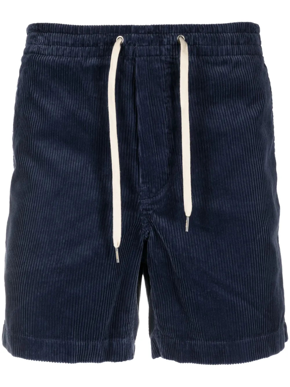 shorts de veludo cotelê com cordão