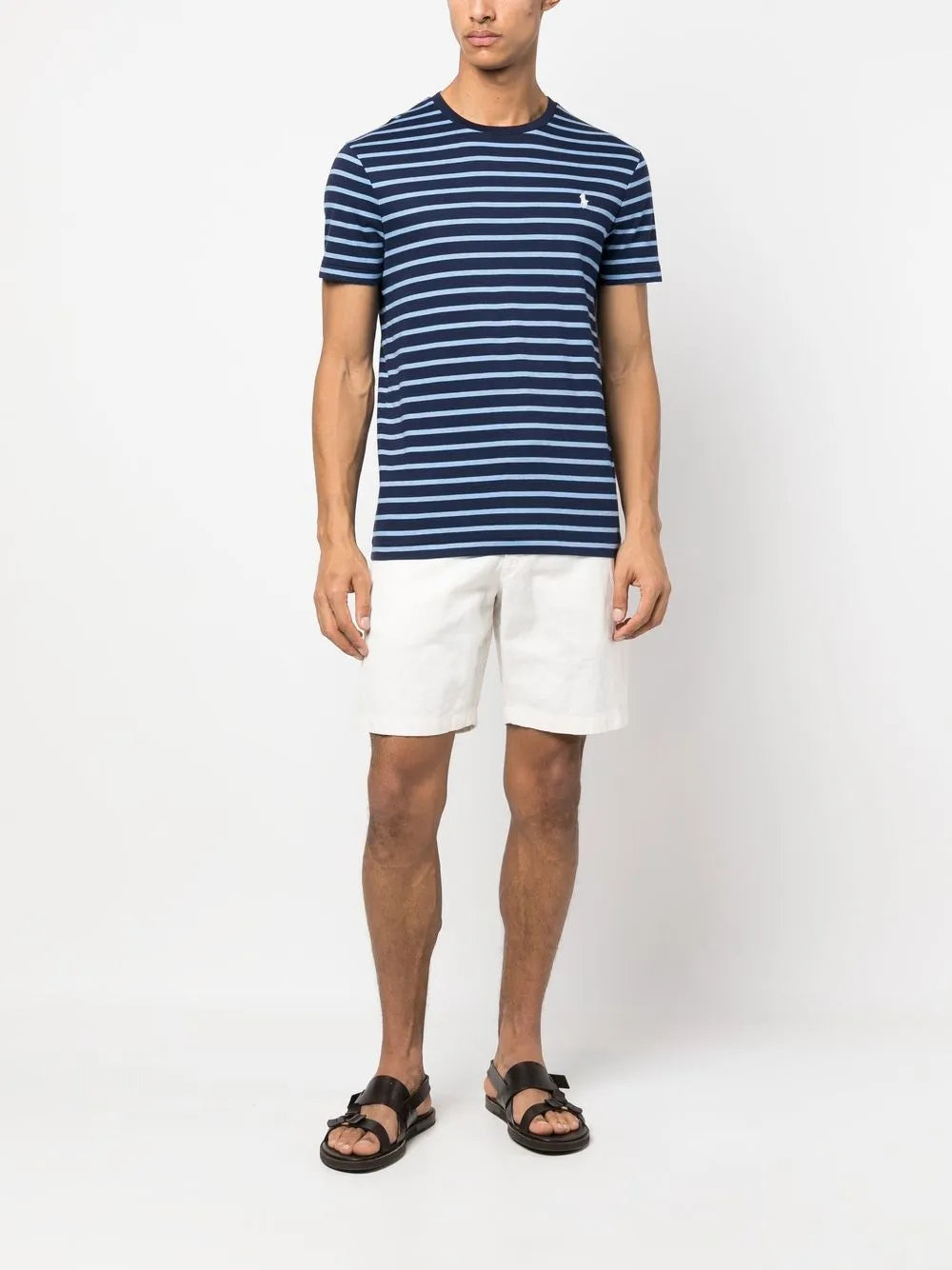 Camiseta listrada de manga curta