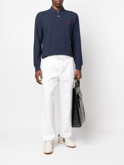 Camisa polo de manga comprida Polo Pony