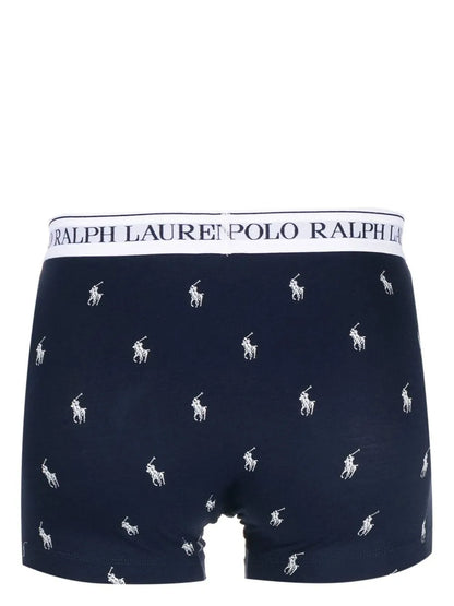 Cuecas estampadas com motivo de pônei