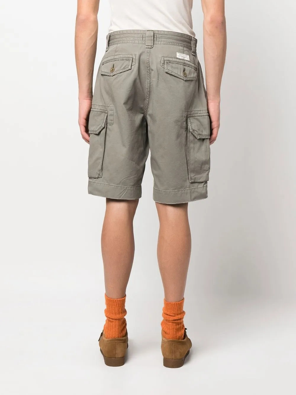 shorts cargo de algodão