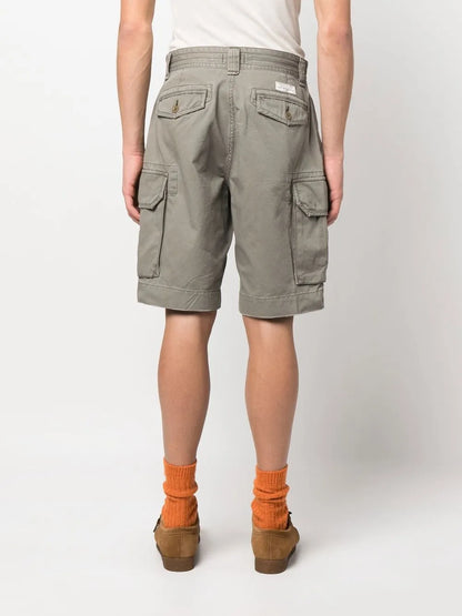 shorts cargo de algodão