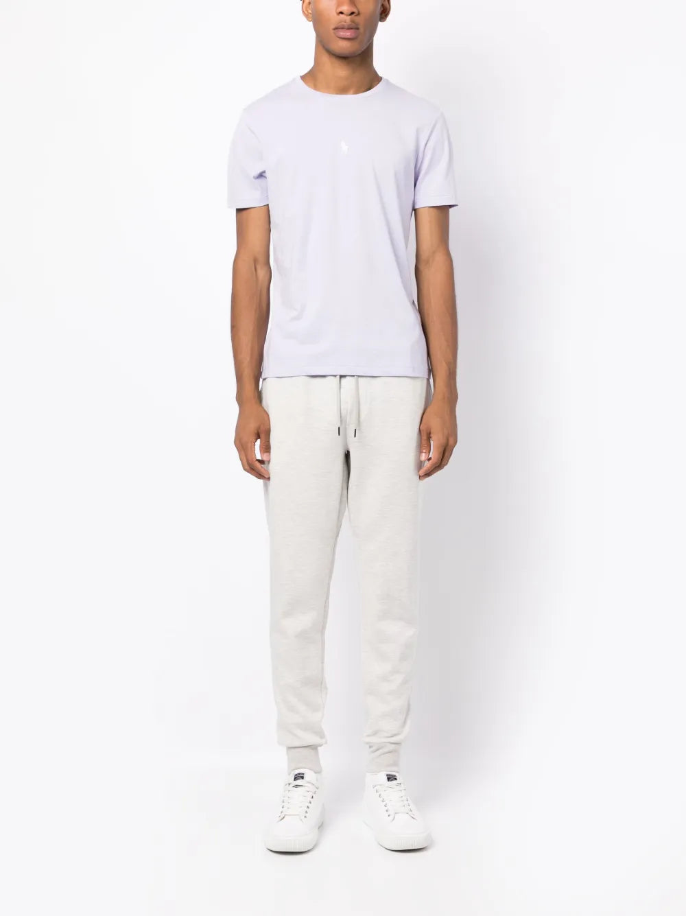 Camiseta de algodão bordada Polo Pony