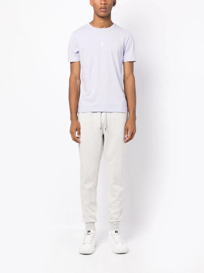 Camiseta de algodão bordada Polo Pony