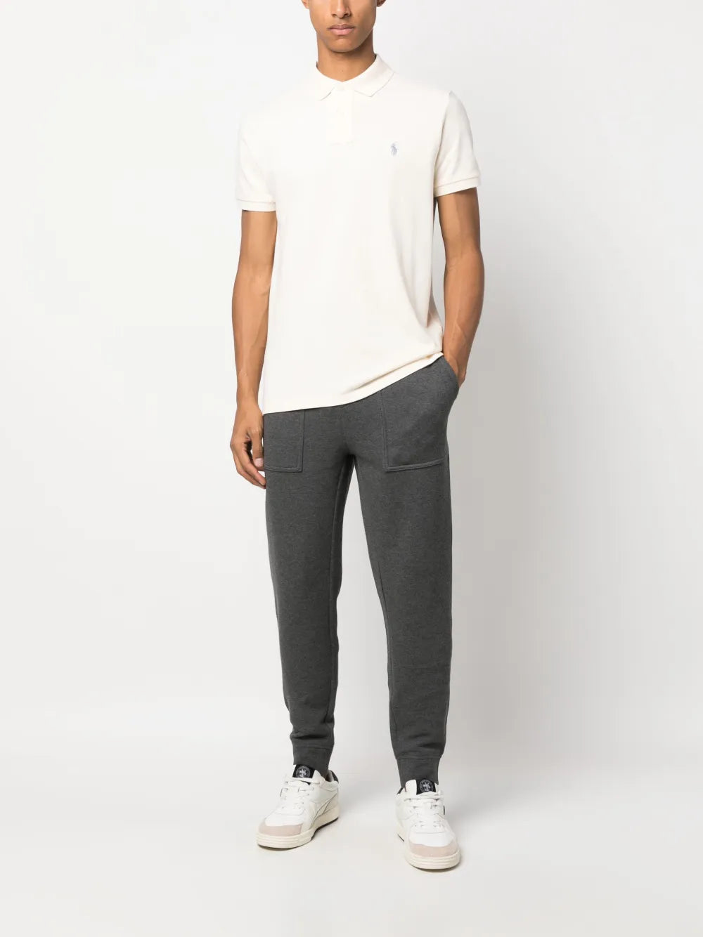 Calça esportiva bordada Polo Pony