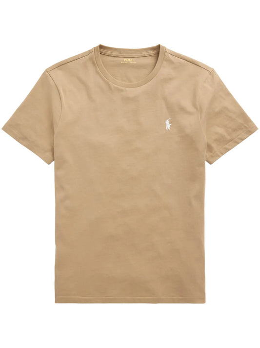 Camiseta de algodão bordada Polo Pony