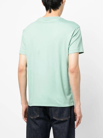 Camiseta de algodão bordada Polo Pony