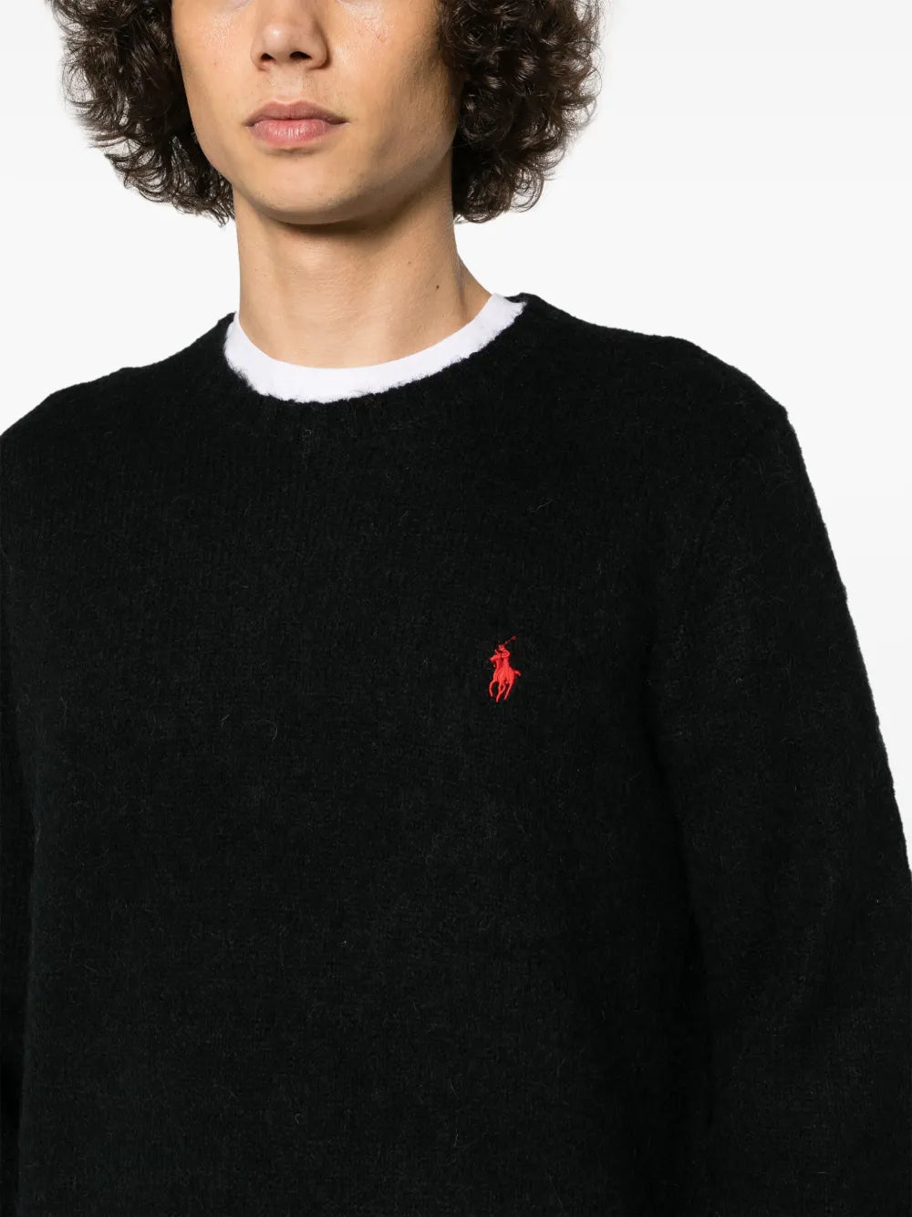 Blusa de malha bordada Polo Pony