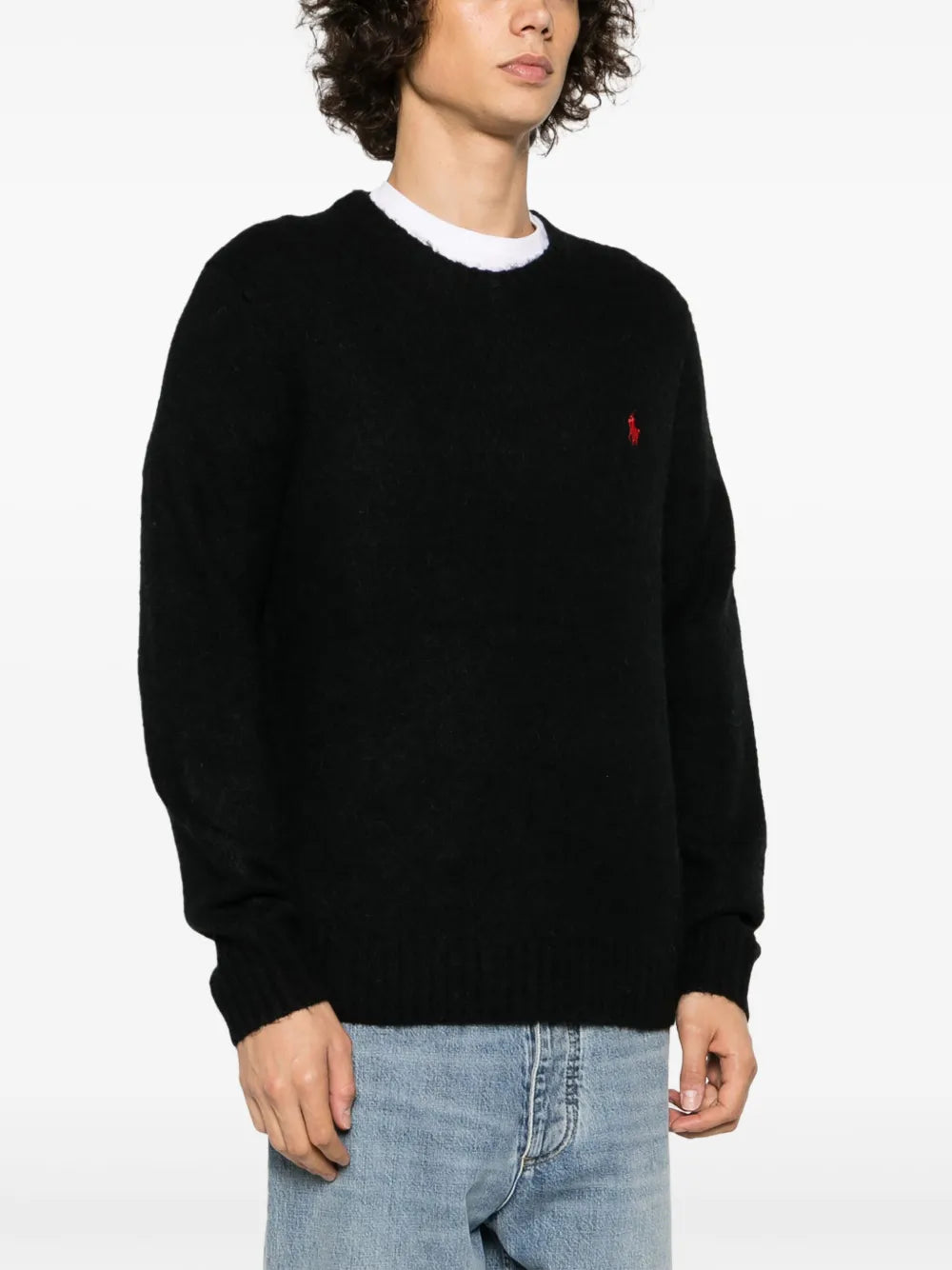 Blusa de malha bordada Polo Pony