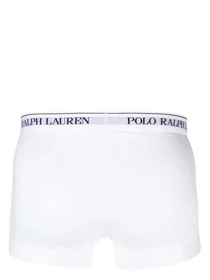 calcinhas de algodão com cós com logotipo (conjunto de três)