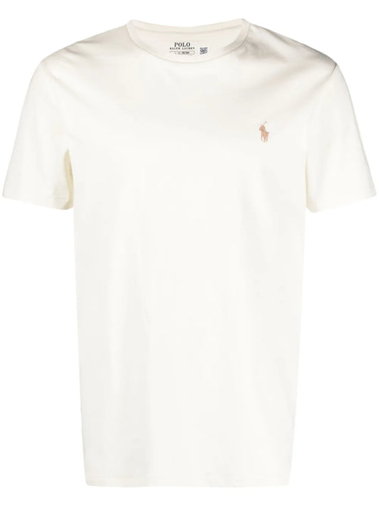 Camiseta de algodão bordada Polo Pony