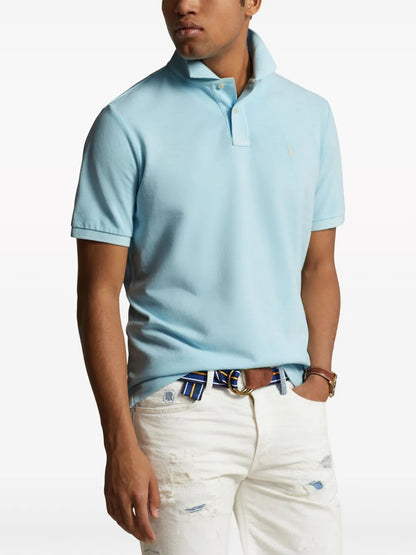 Camisa polo de algodão bordada Polo Pony