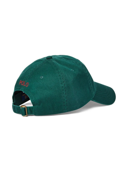 Boné de algodão bordado Polo Pony