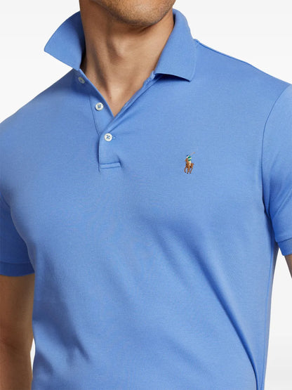 Camisa polo de algodão bordada Polo Pony