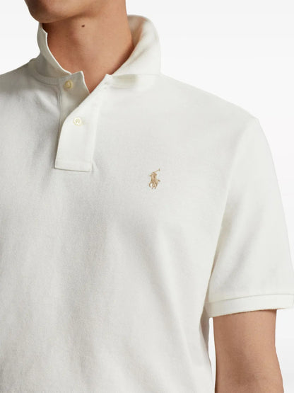 Camisa polo de algodão bordada Polo Pony