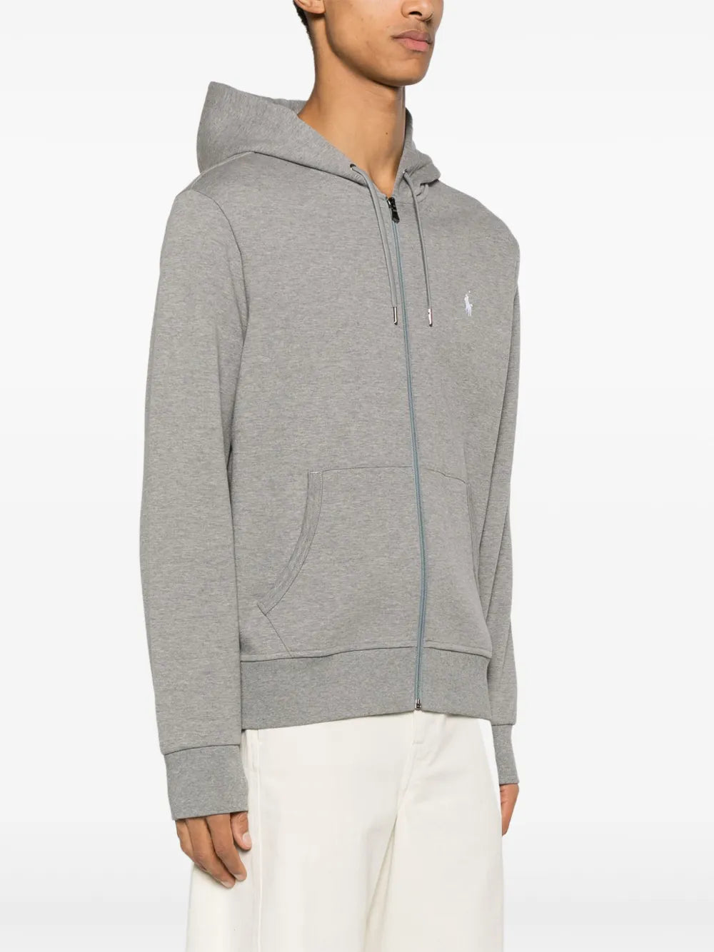 Moletom com capuz e zíper Polo Pony