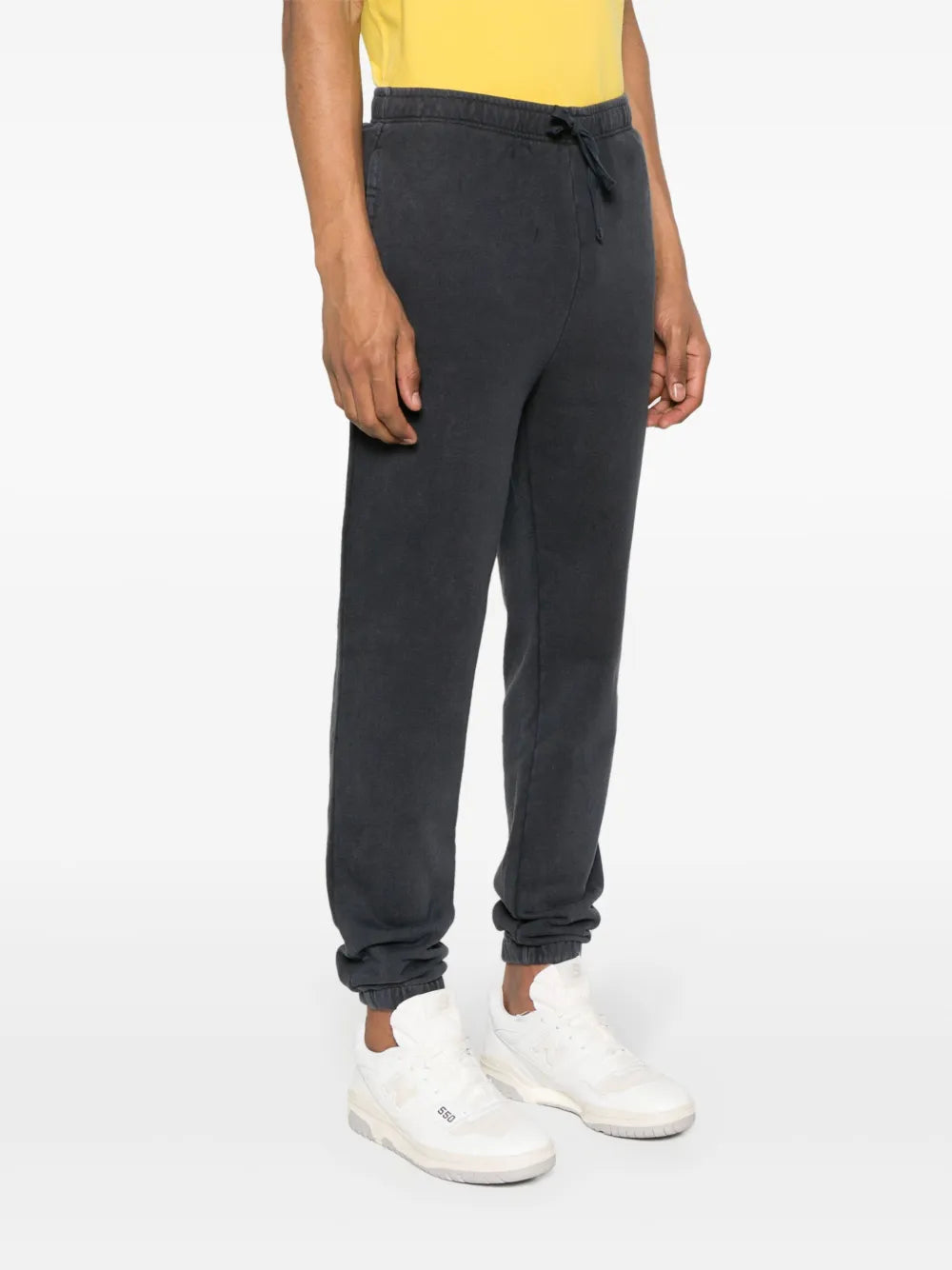 Calça esportiva de algodão com bordado de pônei