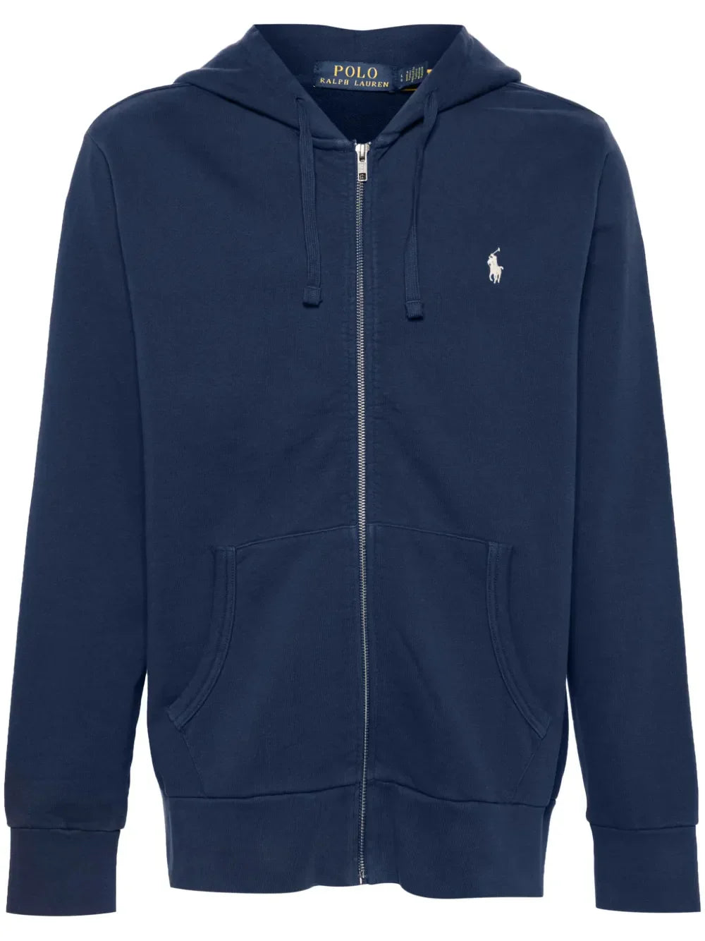 Moletom com capuz de algodão bordado Polo Pony