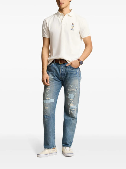 Camisa polo de algodão Polo Bear